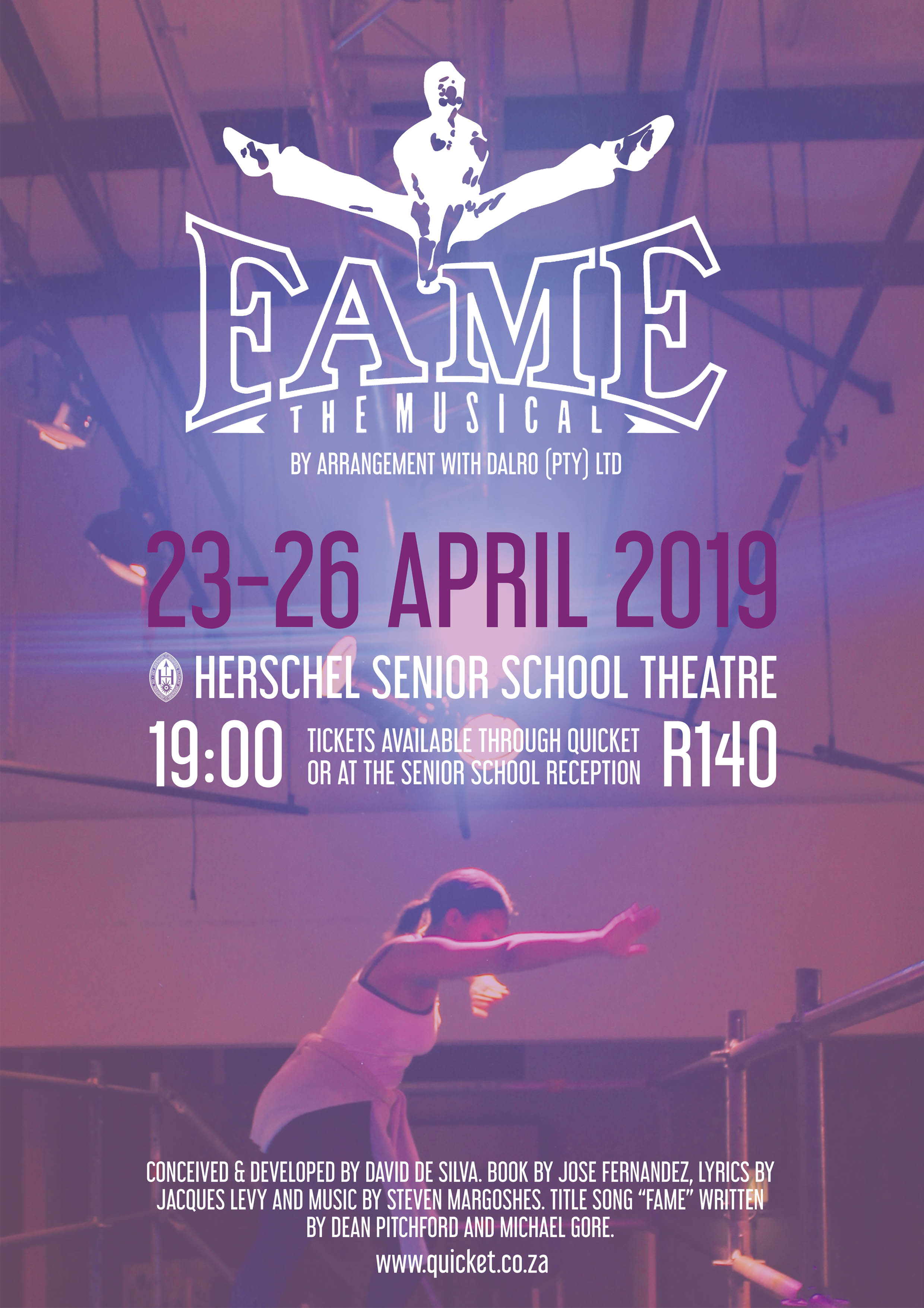 Herschel Fame Production 2019 Poster Purple Dancer