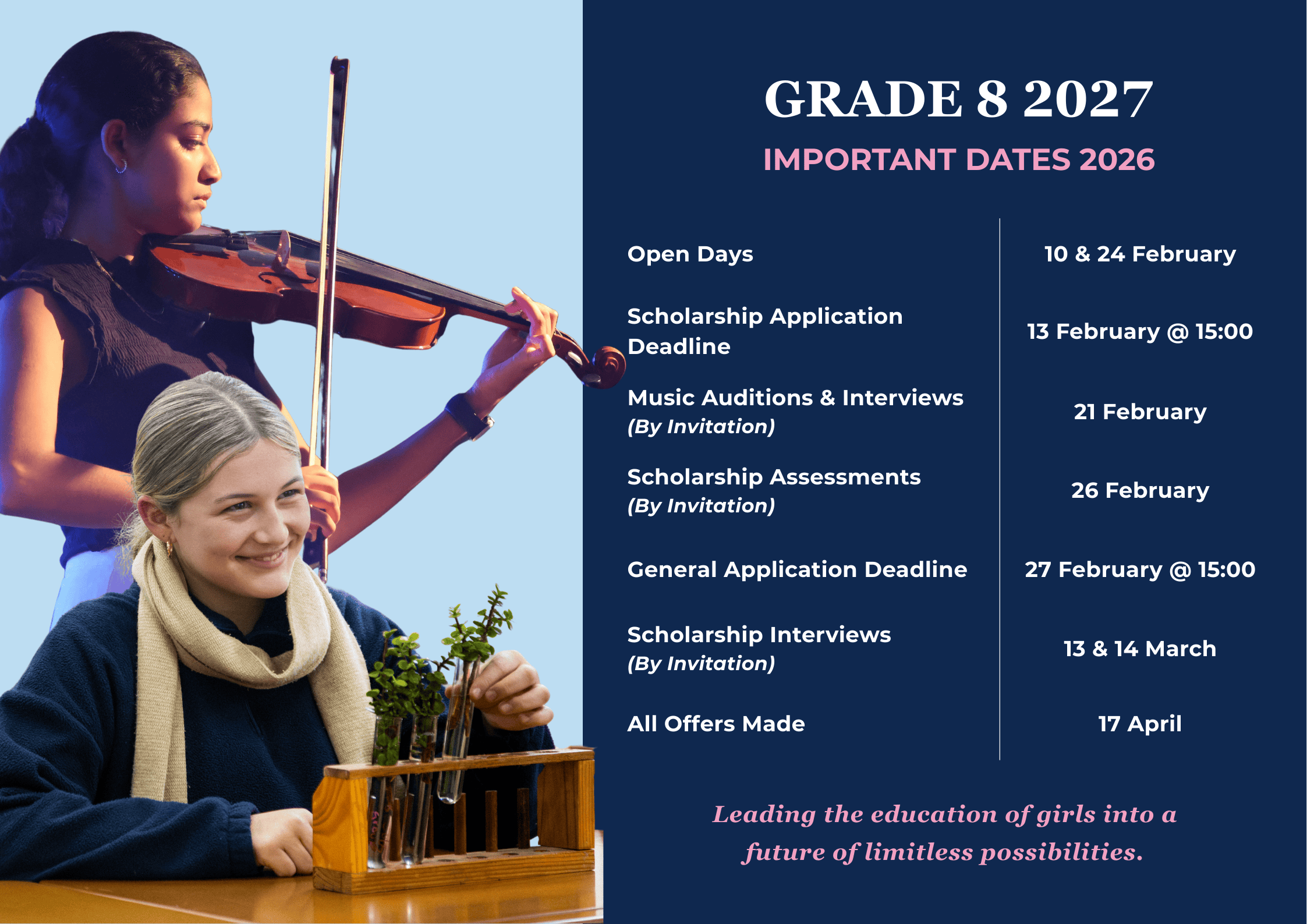 Grade 8 2027 Admissions Dates 1